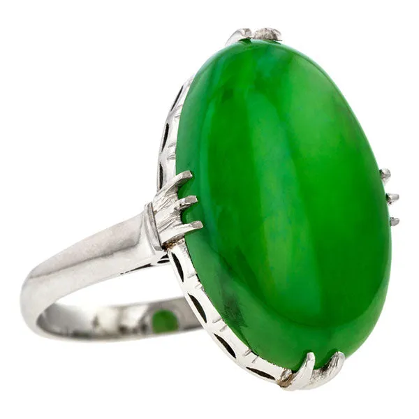 Vintage Jadeite Jade Ring