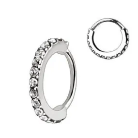 WILDKLASS 316L Stainless Steel Multi-Jeweled Annealed Seamless Ring